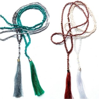 50 pieces mix color free shipping include of tassels beads necklaces long